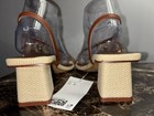 Woman’s Tropical Tan Beige Block Heel Sandals NWT Charms Size 8 Summer Beach New — photo 8