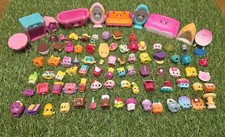 HUGE Shopkins Lot of 80 Mixed Seasons Figures Plus 10 Pieces Of Furniture