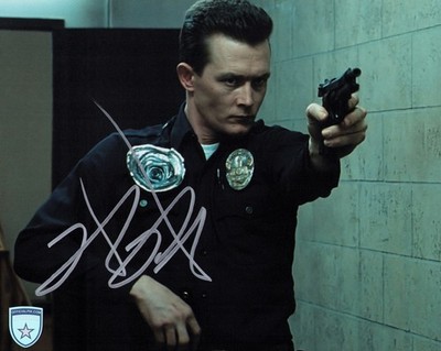 Signed Robert Patrick Terminator 2: Judgment Day T-1000 8x10 w/ Official Pix COA