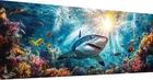 5D Large Diamond Painting Kits Shark - DIY Diamond Art Kits for Adults Animal, F