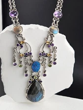 Nicky Butler "RAJ COLLECTION MULTIGEMSTONE NECKLACE"