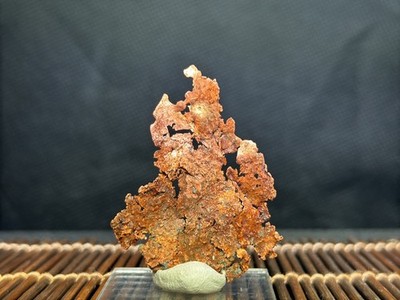 Striking flame shaped sheet of native copper - Central Mine, Keweenaw, MI