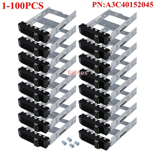 Lot 3.5" LFF Hot Swap HDD Tray Caddy A3C40152045 f. Fujitsu RX1330 RX2530 RX2540