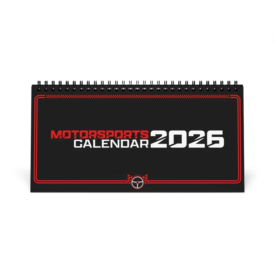 ALEX BOOK ART 2026 Motorsports Calendar | Full F1 Race Schedule | Formula Racing Fan Best Gift