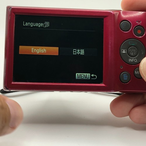 Canon IXY180 Digital Camera - Red English OK From Japan #i1151 - Picture 13 of 14