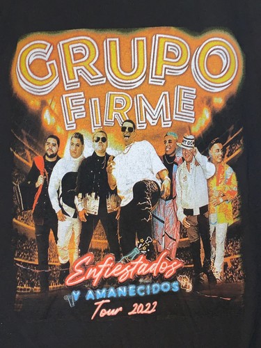 GRUPO FIRME ENFIESTADOS Y AMANECIDO TOUR 2022 XL MENS SHIRT