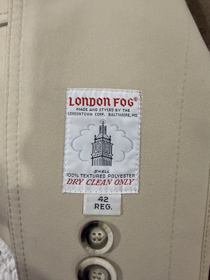 Abrigos London Fog para hombre talla 42 Foto 3 de 4