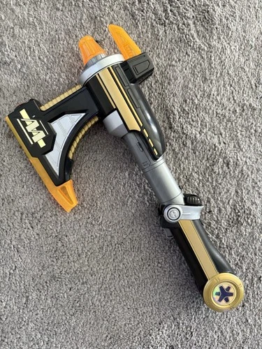 Vintage Power Rangers Lightspeed Rescue titanium axe/laser gun