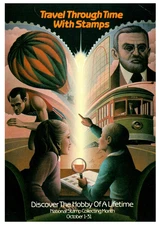 Vintage Postcard National Stamp Collecting Month 1980s U.S. Mailed