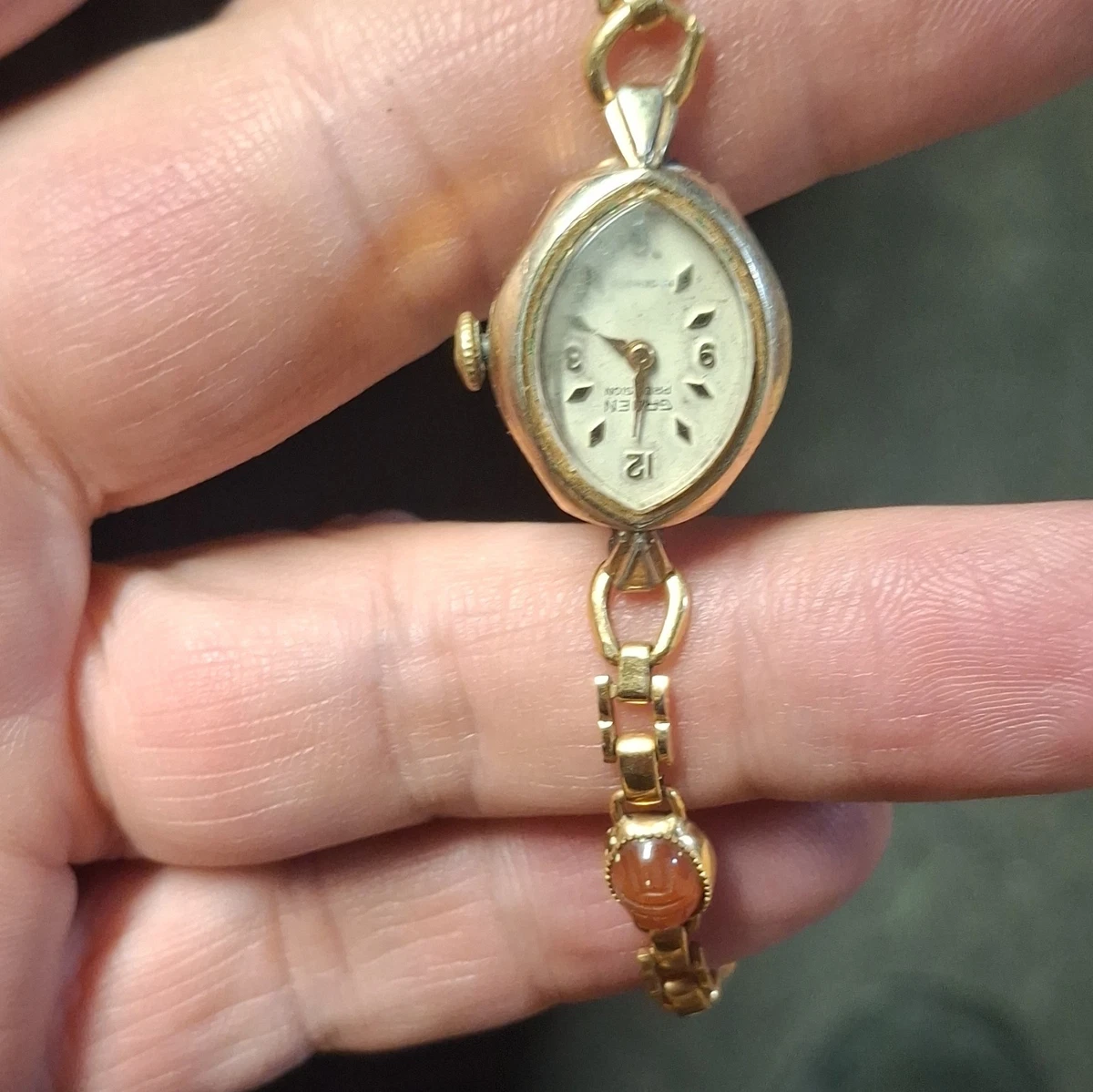 Gold Plated Case Oval Wristwatches for sale | eBay display picture 1