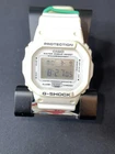 Vintage Casio G Shock DW 5600 Off White Digital Watch Model 3229. Working.