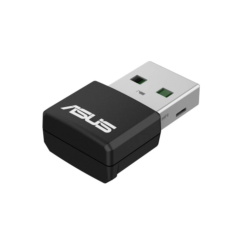 ASUS USB-AX55 Nano AX1800 Dual Band WiFi 6 USB Adapter (bis zu 1800 Mbit/s, OFDM - Immagine 2 di 4
