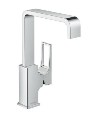 Hansgrohe Metropol Single-Hole Faucet with Loop Handle & Swivel Spout in Chrome