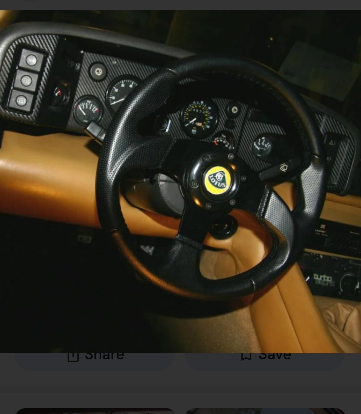 1988+ Lotus Esprit Carbon Fiber Dash Panels Overlay