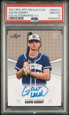 2021 Perfect Game AUTOGRAPH 1/1 GAVIN GUIDRY Tigers LSU Lake Charles LA PSA 10