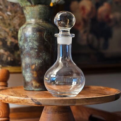 8 oz (250 ml) Handmade Vintage Liquor Glass Decanter, Vodka Carafe