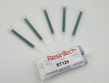 ResinTech RT125 Flexible High Performance Epoxy Adhesive w/ 5 Nozzles