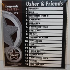 KARAOKE LEGEND SERIES CD G 17 TRACKS USHER  FRIENDS VOL-195 new In Vinyl,Print