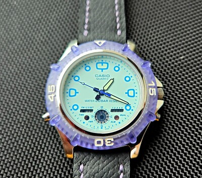 Rare JDM CASIO Marlin AD-732 Colorful Ana-digi | eBay