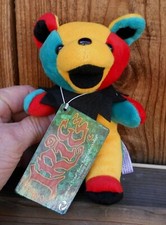 GRATEFUL DEAD " IRIE " BEANIE BABY 7" TALL MADE LIQUID BLUE NEW TIEDYE