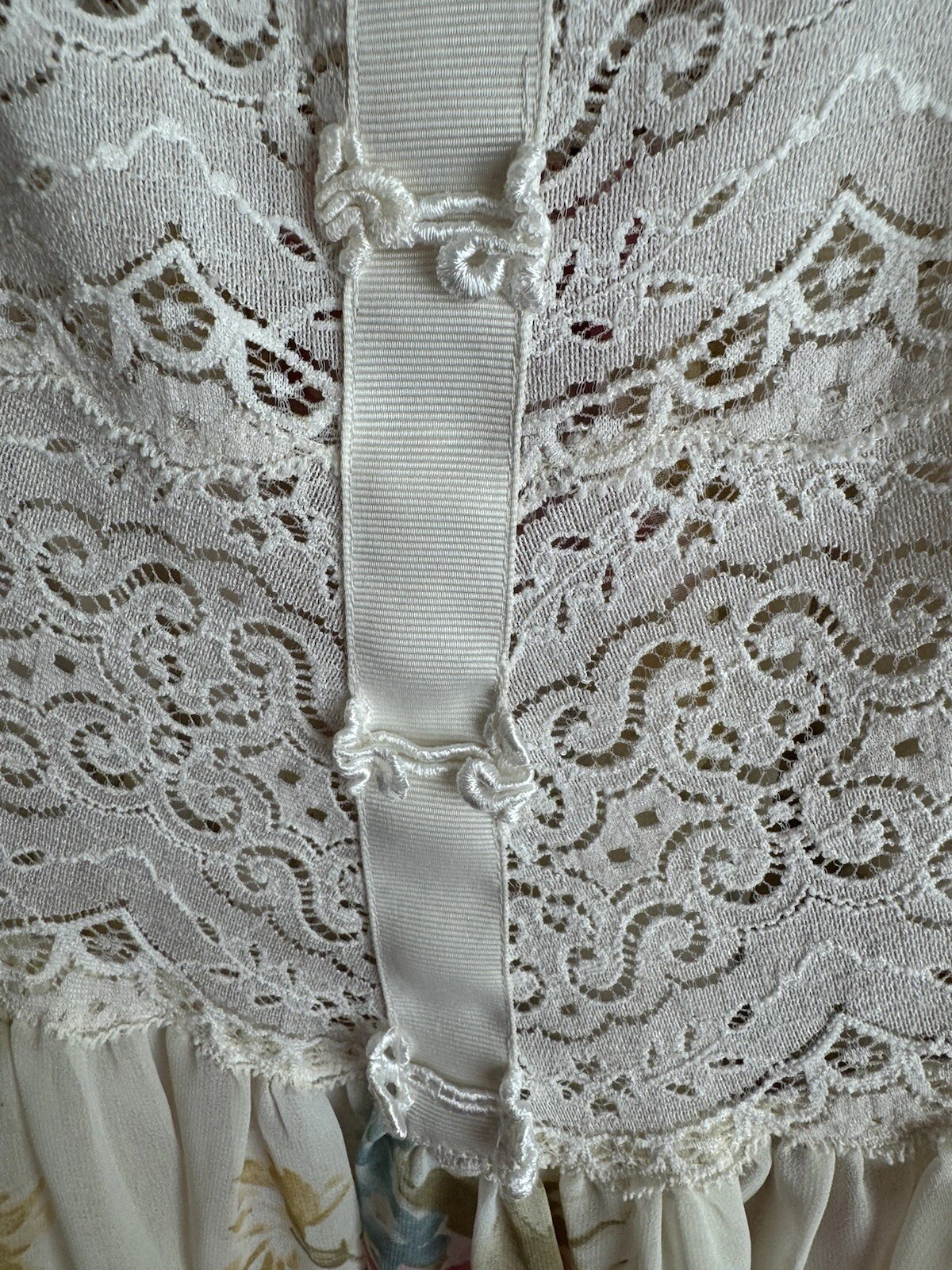 UNDERCOVER VTG VICTORIA SECRET COLLECTION MAXI SLIP DRESS BOHO M L Romantic (BB) Floral