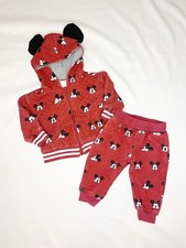 Disney Mickey Mouse Jacket and Seeatpants Size 3-6 Months