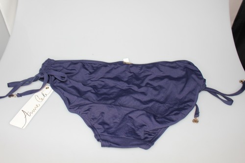 Anne Cole Signature NAVY Live In Color Side Tie Bikini Swim Bottom, US Large - Picture 2 of 6