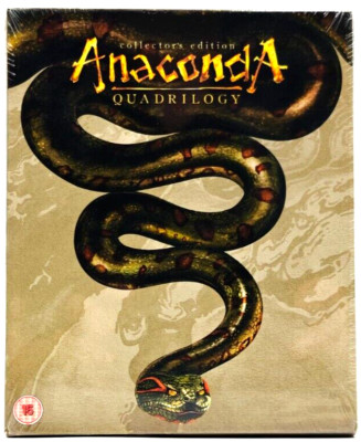 Anaconda Quadrilogy Collector's Edition 88 Films 3-Disc Blu-ray Box Set NEW