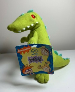 Reptar Plush Vintage Rugrats Stuffed Animal Toy New w/ Tags Applause Green Dino | eBay