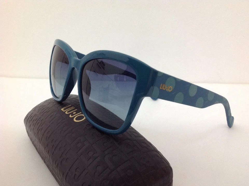 Liu Jo Lunettes de Soleil Modèle 647 Femme Plastique Bleu Vert Mat Pois - Photo 4/4