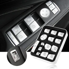 For Mercedes Benz W212 W204 W176 W246 W166 C117 C218 Window Switch Buttons Cover