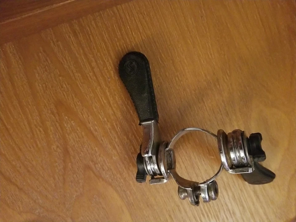 [7.67] Juego de palanca de cambios Simplex Criterium abrazadera de tubo en bicicleta de colección años 70 Nuevo de Lote Antiguo  Foto 3 de 4