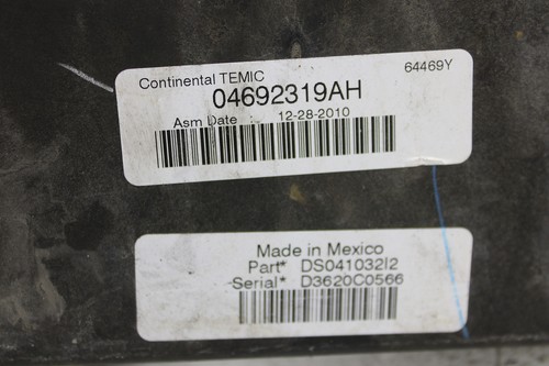 Chassis Brain Box MULTIFUNCTION TOTALLY INTEGRATED DODGE PICKUP 1500 2011 - Picture 9 of 9