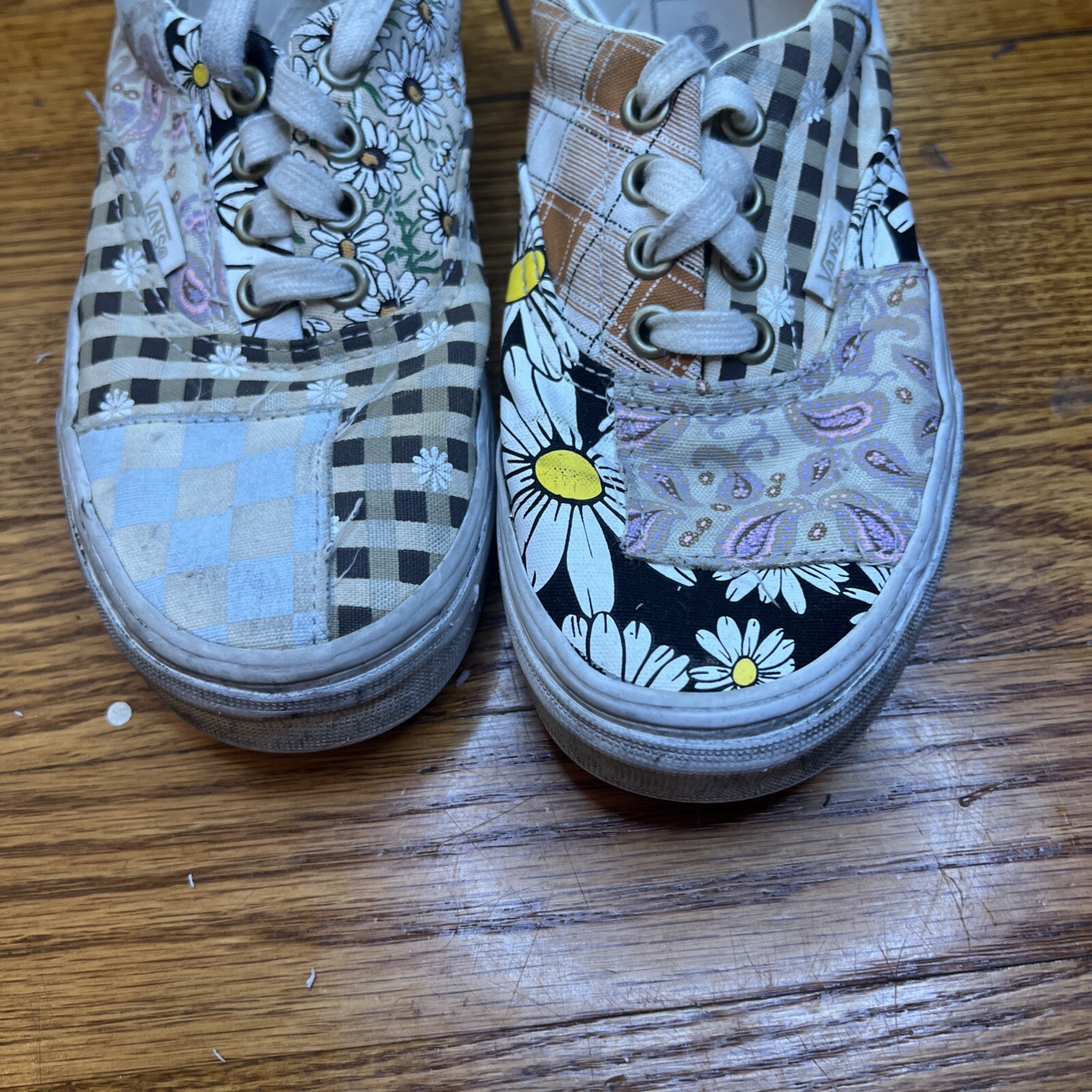 Vans Patchwork Era Checkered Floral Patch Sneaker… - image 5