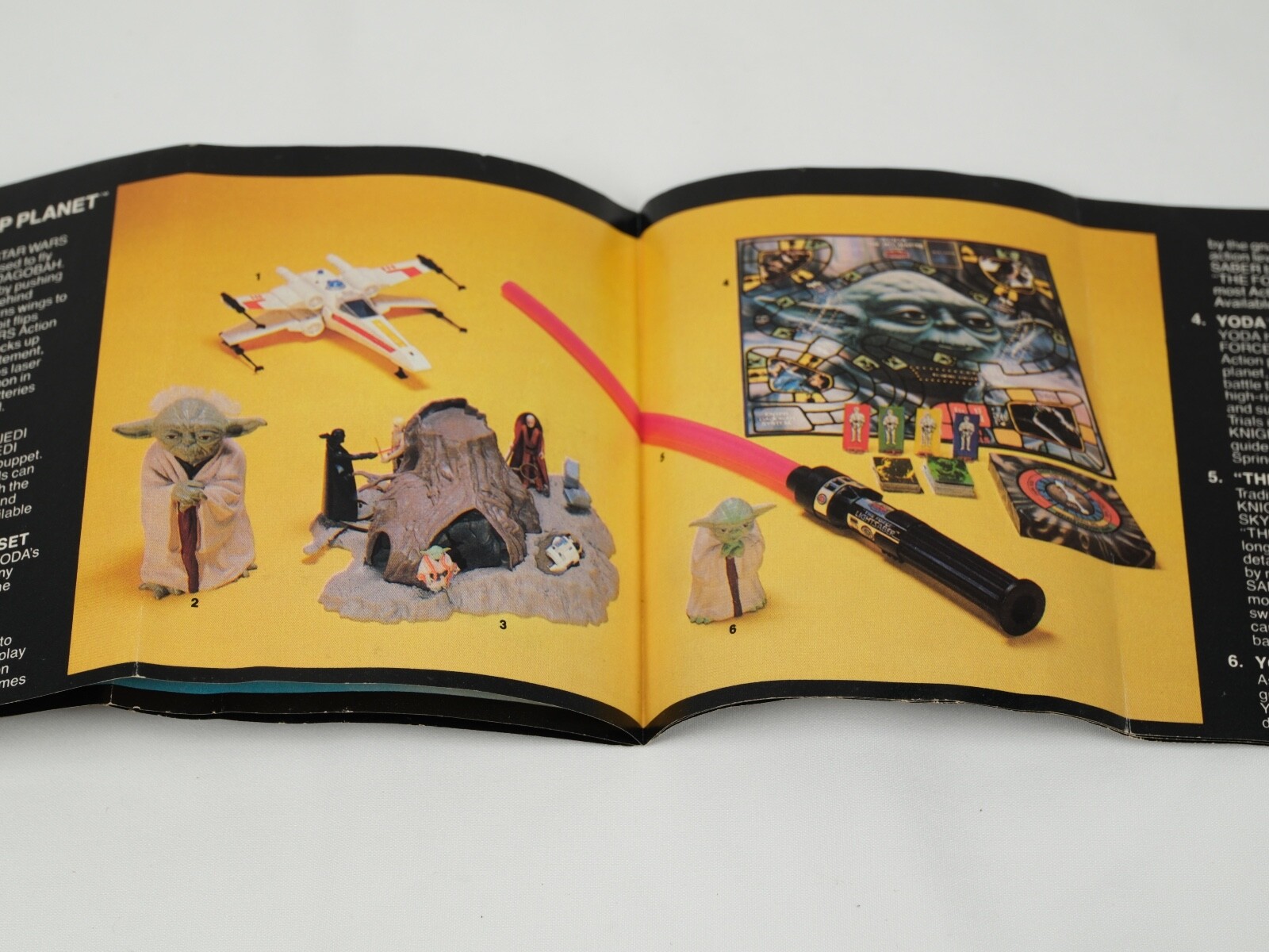 Vintage 1981 Kenner Star Wars Action Playset Dagobah Box Instructions