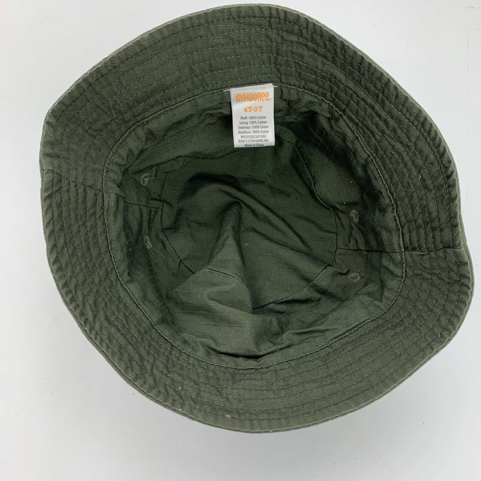 Gymboree Toddler Green Bucket Cap Hat Fitted 4T-5T - Image 4 of 4