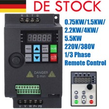 220V 380V 0.75KW 1.5KW 2.2KW Frequenzumrichter Frequenzumwandler Inverter VFD