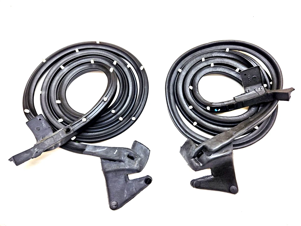 Vedação de borracha tira meteorológica porta frontal 1965 1966 1967 1968 Impala 4 portas capota rígida - Imagem 2 de 4