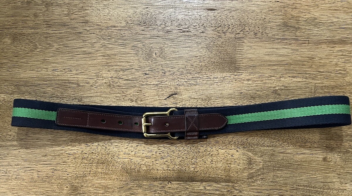 Vintage Ralph Lauren RL67 Belt Men's 40/100 Solid Brass