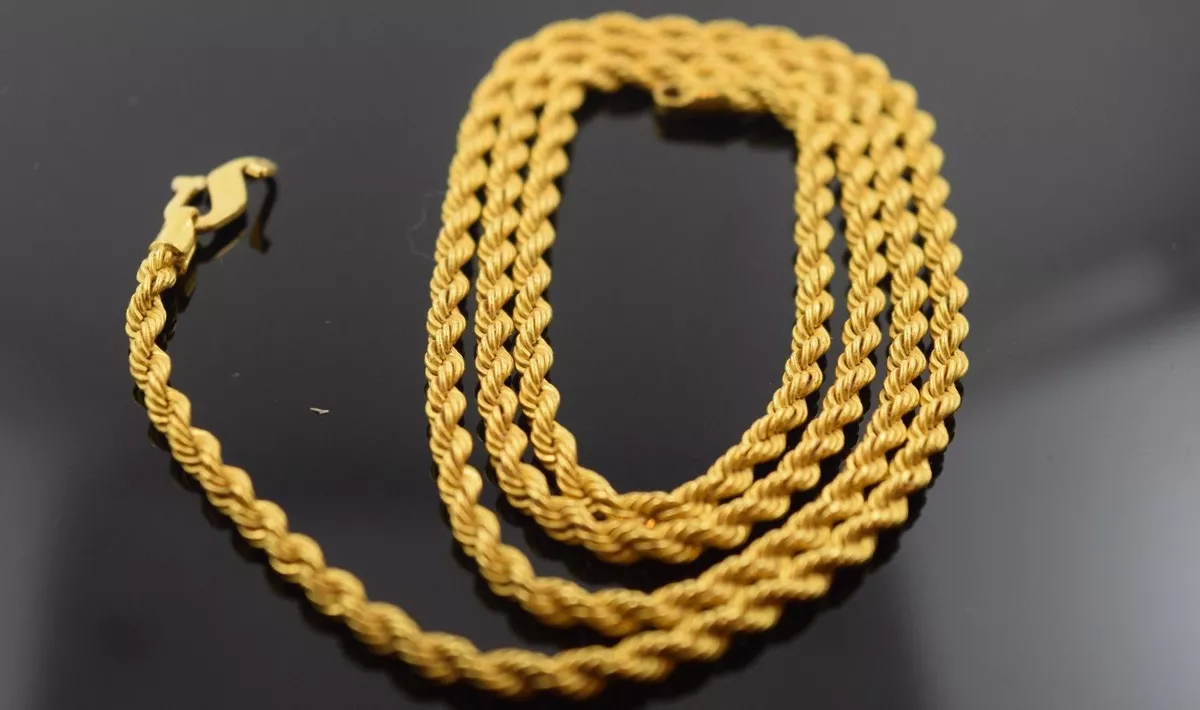 Gold rope hotsell chain designs