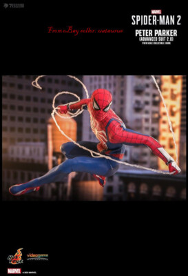 Perfect HotToys 1/6 Vgm54 Spider-Man 2 Peter Parker (Premium Suit