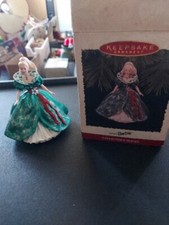 Vintage Hallmark Keepsake Ornament Holiday Barbie  1995 Collectible