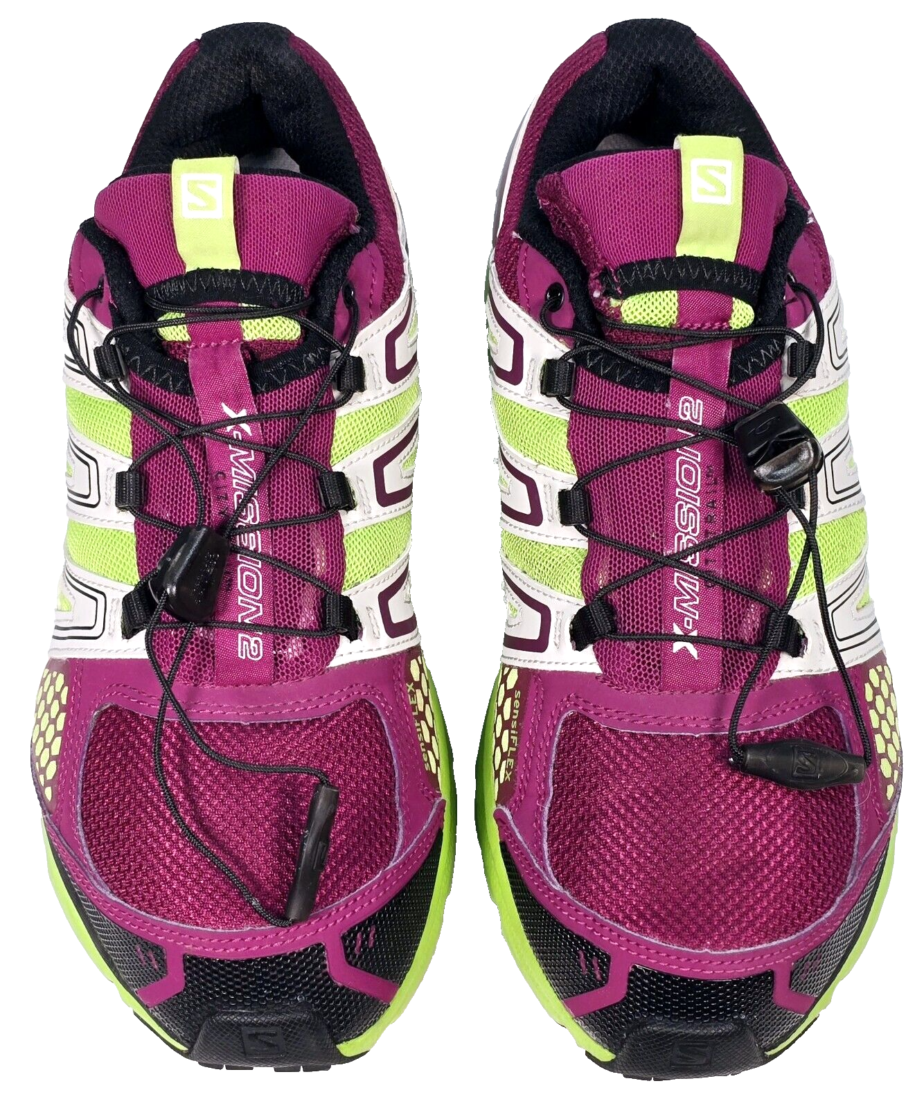 Scarpe da ginnastica Salomon X Mission 2 City Trail verde marrone Quicklace donna 8