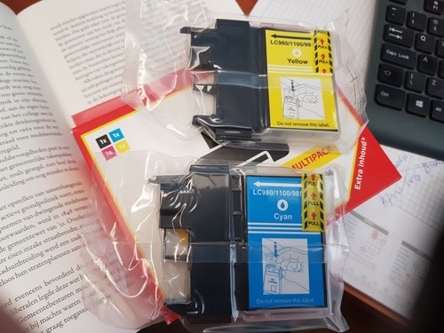 Inktvervanger voor Brother LC980 LC985 of LC 1100 in multipack - Afbeelding 2 van 3