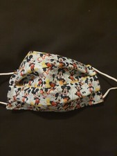 Mickey Mouse Face Mask Kid Size Washable Reusable Handmade Disney
