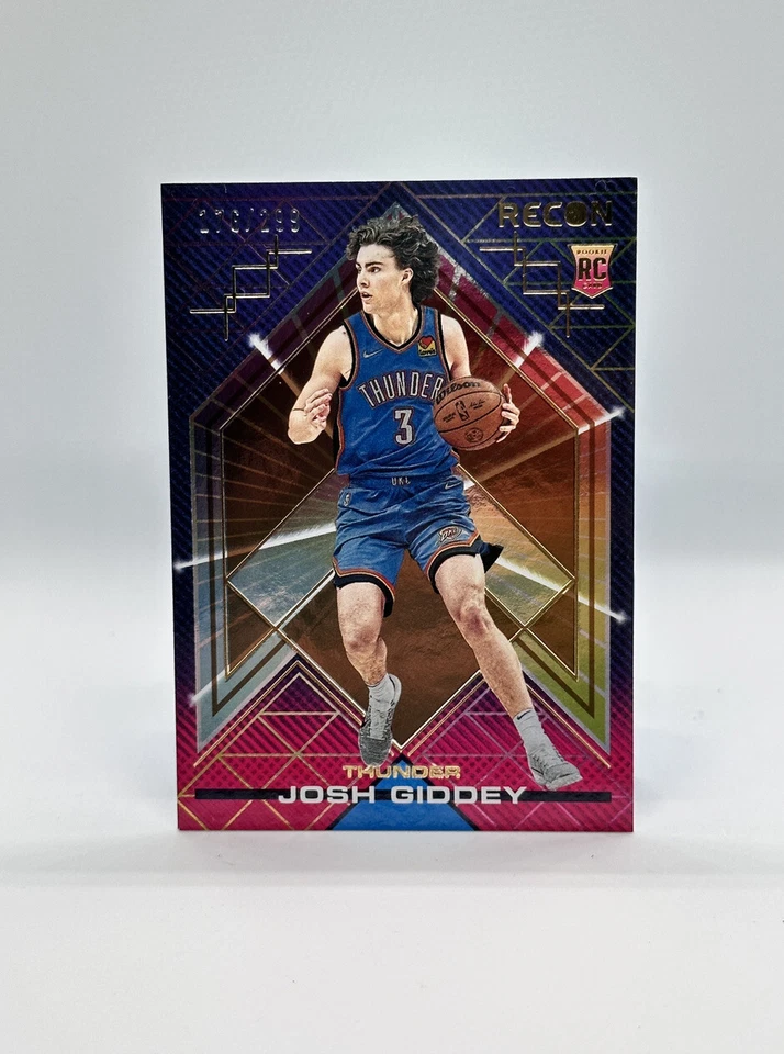 Josh Giddey 2021/22 Panini Recon Bronze Parallel Rookie RC /299 Thunder - Image 3 of 4