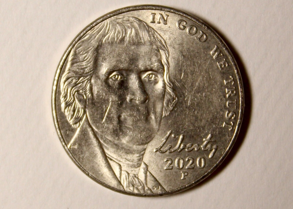 2020 P Jefferson Nickel Reverse MInt Die Errors 5.0 Grams | eBay