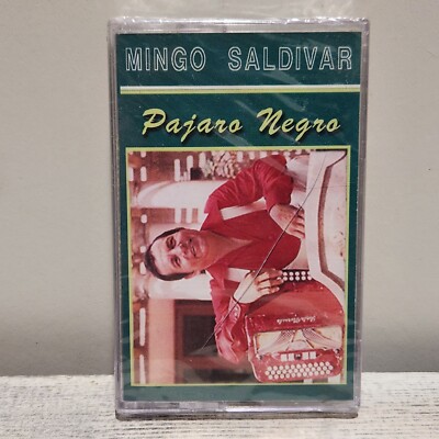 Mingo Saldivar Pajaro Negro Spanish Cassette Tape NEW SEALED - CRACKED CASE 