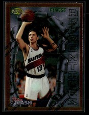 1996-97 Finest #75 Steve Nash Rookie Card Phoenix Suns