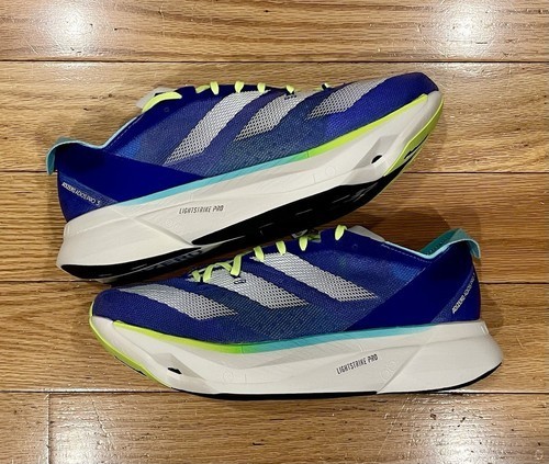 adidas ADIZERO アディオスプロ3 adidas Adizero Adios Pro 3 Running Shoe Cobalt Blue Lucid Lemon